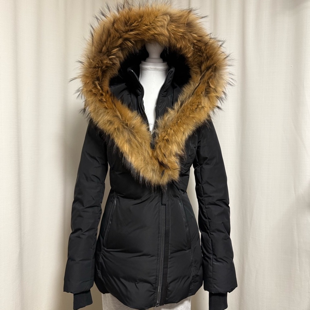MACKAGE Adali in XS Black with fur - Picture 2 of 10